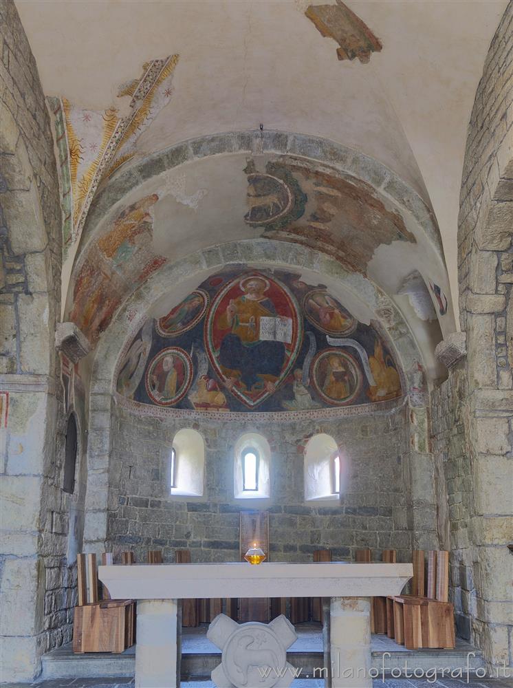 Sotto il Monte (Bergamo) - Abside centrale dell'Abbazia di Sant'Egidio in Fontanella